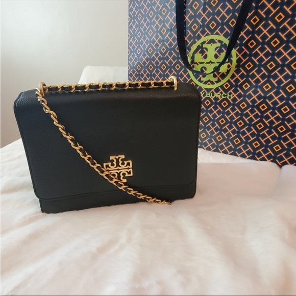 TORY BURCH BLACK PURSE - Picture 3 of 5
